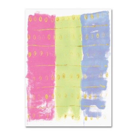Trademark Fine Art Summer Tali Hilty 'Pastel Pattern' Canvas Art, 18x24 ALI12168-C1824GG